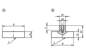 Magnete (Flachgreifer) 
aus SmCo